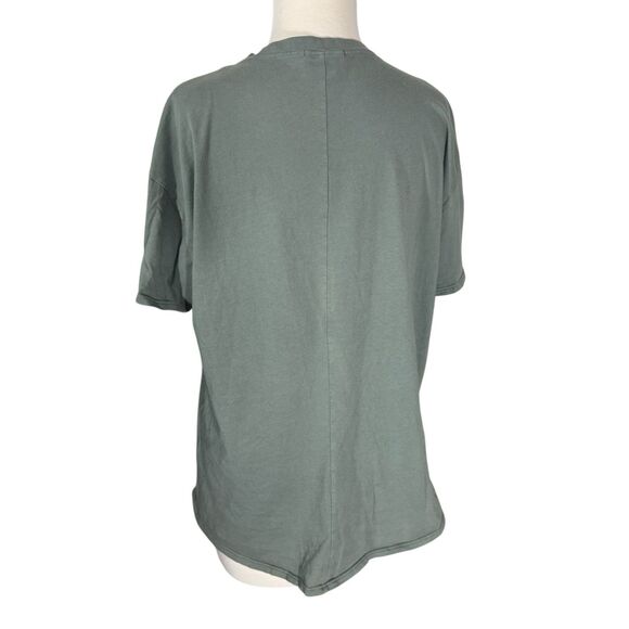 Wild At Heart Retro Green Oversized Center Seam Tee Size Sm - Picture 5 of 8